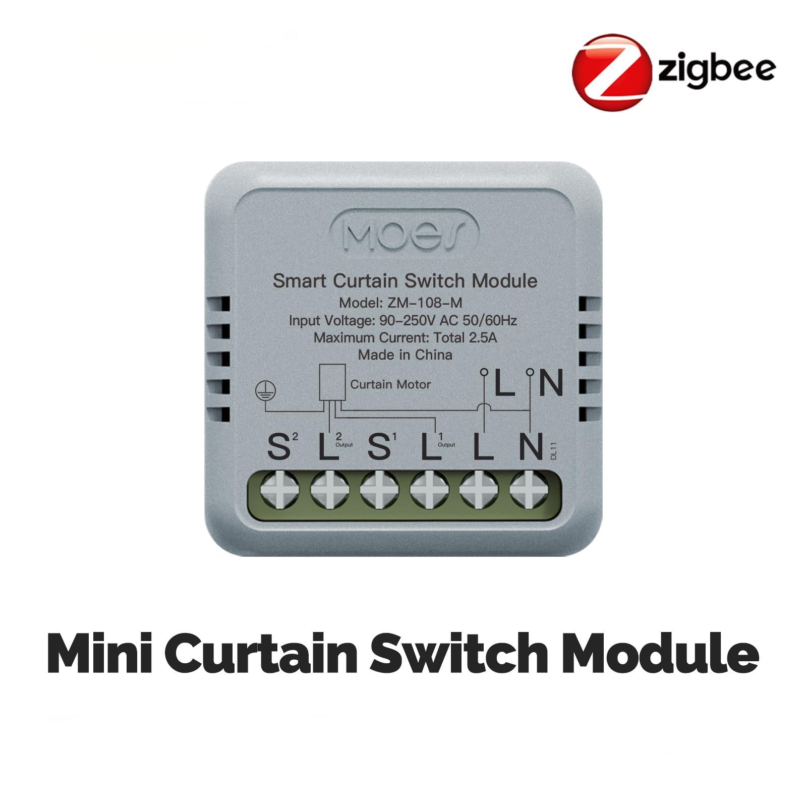 Zigbee Curtain Switch Module