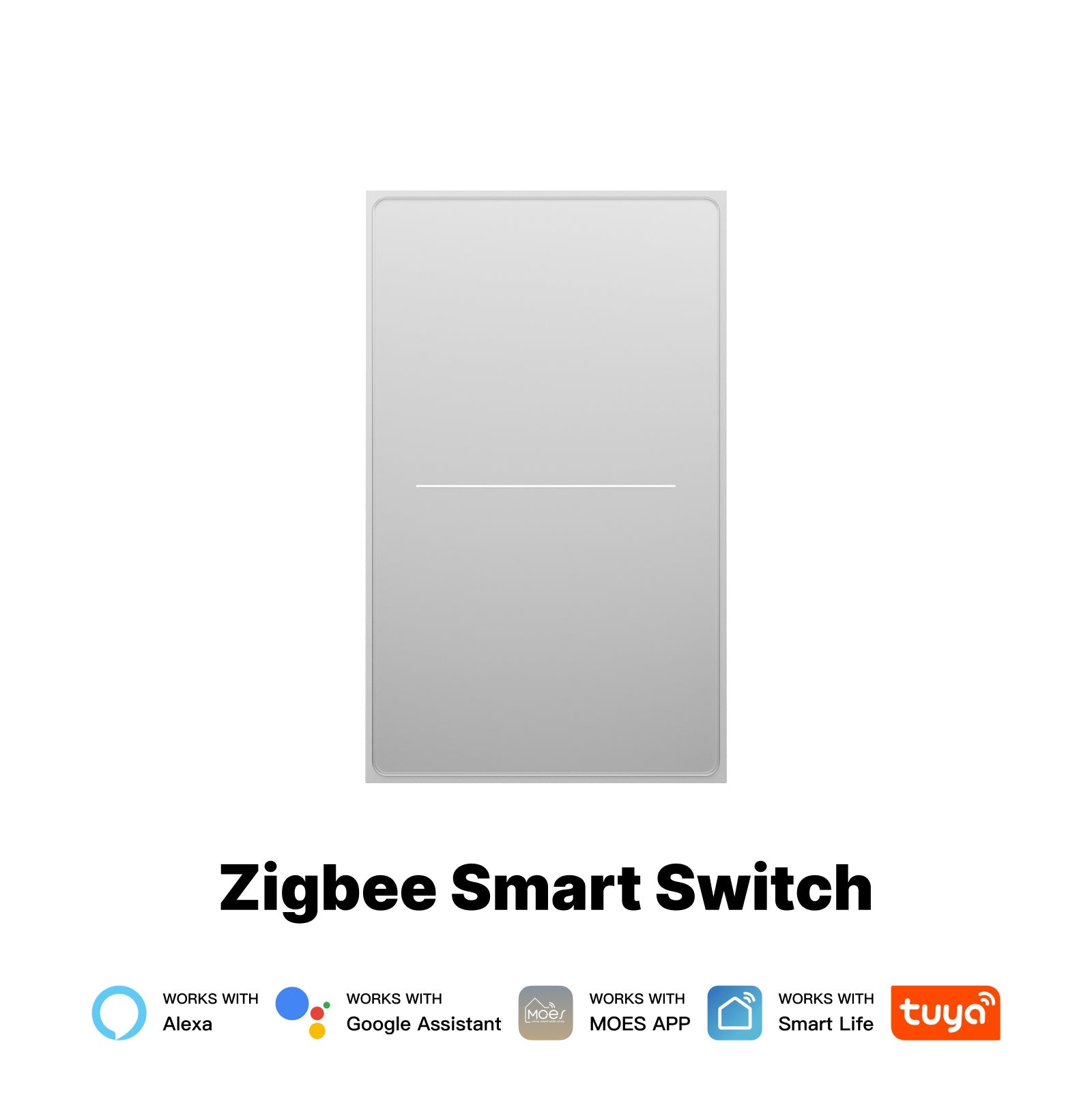 2-Gang Star Feather Zigbee Switch